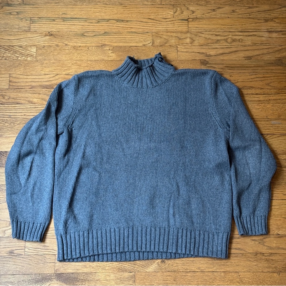 Vintage Ralph Lauren Turtleneck Sweater - Grey